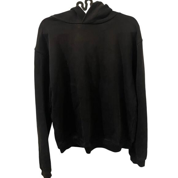 Maison Margiela Hole Punch Distressed Logo Black Pullover Hoodie Sz 40 or Medium - Picture 3 of 9